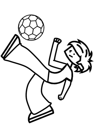 Football 03 - Coloriages sport - Coloriages - 10doigts.fr